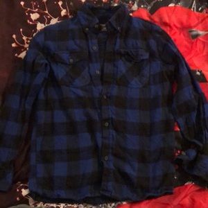 Boys flannel button down shirt